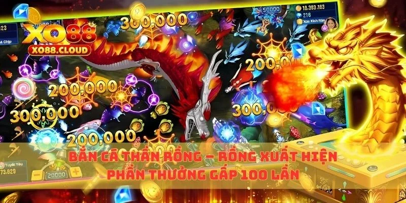 Bắn Cá Thần Rồng – Rồng Xuất Hiện, Phần Thưởng Gấp 100 Lần 1 bắn cá thần rồng